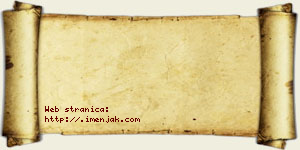 Mina Vidaković vizit kartica